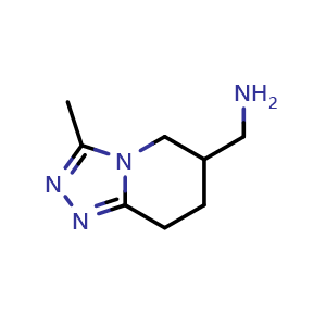 (3-methyl-5,6,7,8-tetrahydro-[1,2,4]triazolo[4,3-a]pyridin-6-yl)methanamine