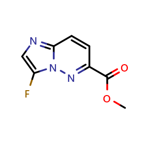 methyl 3-fluoroimidazo[1,2-b]pyridazine-6-carboxylate