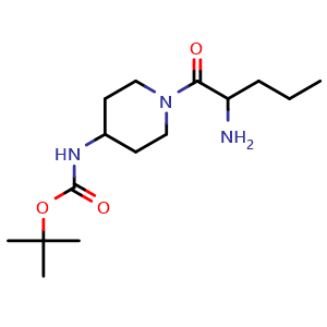 tert-butyl N-[1-(2-aminopentanoyl)piperidin-4-yl]carbamate
