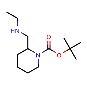tert-butyl 2-[(ethylamino)methyl]piperidine-1-carboxylate