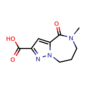 5-methyl-4-oxo-4H,5H,6H,7H,8H-pyrazolo[1,5-a][1,4]diazepine-2-carboxylic acid