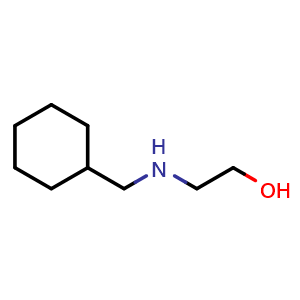 Chemical structure of 2-[(Cyclohexylmethyl)amino]ethan-1-ol , CAS 127403-95-6, AChemBlock S81409