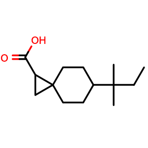 6-(2-methylbutan-2-yl)spiro[2.5]octane-1-carboxylic acid