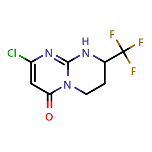 8-chloro-2-(trifluoromethyl)-1H,2H,3H,4H,6H-pyrimido[1,2-a][1,3]diazin-6-one