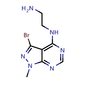 N1-{3-bromo-1-methyl-1H-pyrazolo[3,4-d]pyrimidin-4-yl}ethane-1,2-diamine