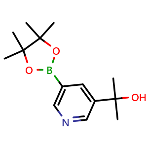2-[5-(4,4,5,5-tetramethyl-1,3,2-dioxaborolan-2-yl)pyridin-3-yl]propan-2-ol
