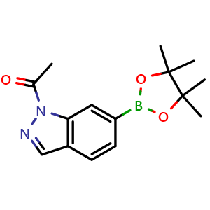 1-(6-(4,4,5,5-tetramethyl-1,3,2-dioxaborolan-2-yl)-1H-indazol-1-yl)ethanone