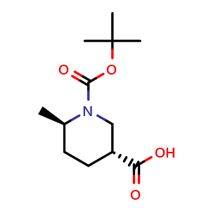 (3R,6R)-1-[(tert-butoxy)carbonyl]-6-methylpiperidine-3-carboxylic acid