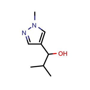 2-methyl-1-(1-methyl-1H-pyrazol-4-yl)propan-1-ol