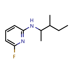 6-fluoro-N-(3-methylpentan-2-yl)pyridin-2-amine