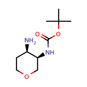 tert-butyl ((3R,4R)-4-aminotetrahydro-2H-pyran-3-yl)carbamate