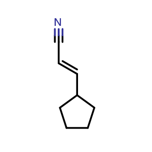 (E)-3-cyclopentylprop-2-enenitrile
