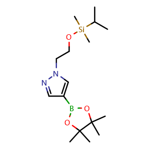 1-(2-{[dimethyl(propan-2-yl)silyl]oxy}ethyl)-4-(tetramethyl-1,3,2-dioxaborolan-2-yl)-1H-pyrazole
