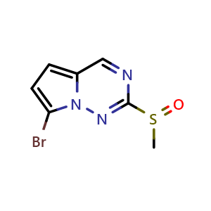 7-bromo-2-methanesulfinylpyrrolo[2,1-f][1,2,4]triazine