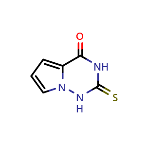 2-thioxo-1H-pyrrolo[2,1-f][1,2,4]triazin-4-one