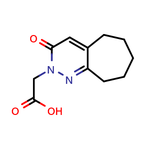 2-{3-oxo-2H,3H,5H,6H,7H,8H,9H-cyclohepta[c]pyridazin-2-yl}acetic acid