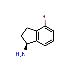 (1S)-4-bromo-2,3-dihydro-1H-inden-1-amine