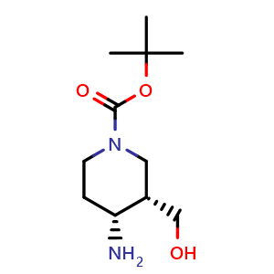 tert-butyl (3S,4R)-4-amino-3-(hydroxymethyl)piperidine-1-carboxylate