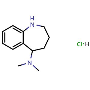 N,N-dimethyl-2,3,4,5-tetrahydro-1H-1-benzazepin-5-amine hydrochloride