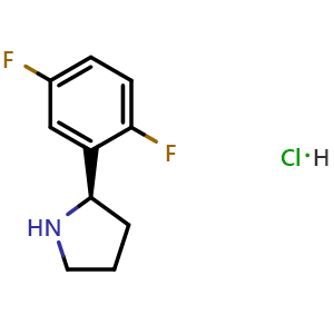(2R)-2-(2,5-difluorophenyl)pyrrolidine hydrochloride