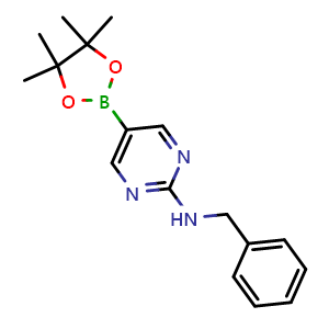 N-benzyl-5-(4,4,5,5-tetramethyl-1,3,2-dioxaborolan-2-yl)pyrimidin-2-amine