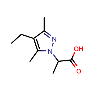 2-(4-ethyl-3,5-dimethyl-1H-pyrazol-1-yl)propanoic acid