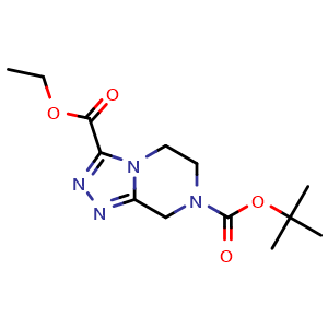 7-tert-butyl 3-ethyl 5h,6h,7h,8h-[1,2,4]triazolo[4,3-a]pyrazine-3,7-dicarboxylate