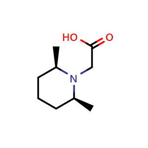 2-[(2R,6S)-2,6-dimethylpiperidin-1-yl]acetic acid