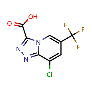 8-chloro-6-(trifluoromethyl)-[1,2,4]triazolo[4,3-a]pyridine-3-carboxylic acid