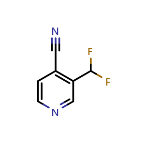 3-(difluoromethyl)pyridine-4-carbonitrile