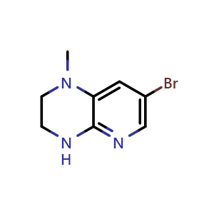 7-bromo-1-methyl-3,4-dihydro-2H-pyrido[2,3-b]pyrazine