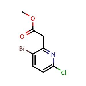 methyl 2-(3-bromo-6-chloro-2-pyridyl)acetate