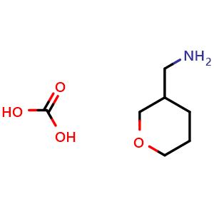 1-(oxan-3-yl)methanamine; carbonic acid