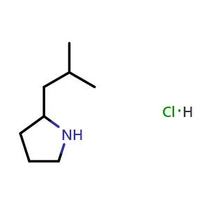 2-(2-methylpropyl)pyrrolidine hydrochloride