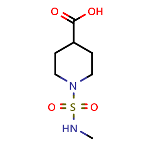 1-(methylsulfamoyl)piperidine-4-carboxylic acid