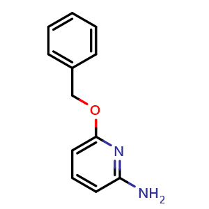 Chemical structure of 6-(benzyloxy)pyridin-2-amine , CAS 1174626-28-8, AChemBlock S82845