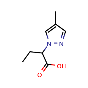 2-(4-methyl-1H-pyrazol-1-yl)butanoic acid
