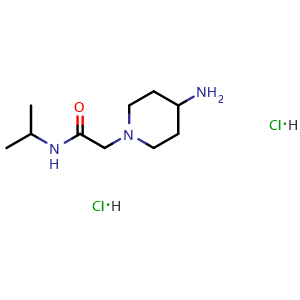 2-(4-aminopiperidin-1-yl)-N-(propan-2-yl)acetamide dihydrochloride