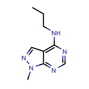 1-methyl-N-propyl-1H-pyrazolo[3,4-d]pyrimidin-4-amine