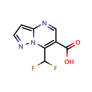 7-(difluoromethyl)pyrazolo[1,5-a]pyrimidine-6-carboxylic acid