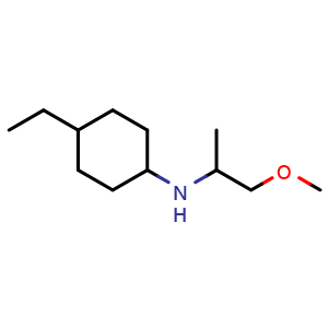 4-ethyl-N-(1-methoxypropan-2-yl)cyclohexan-1-amine
