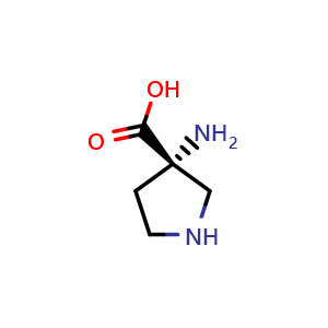 (3S)-3-aminopyrrolidine-3-carboxylic acid