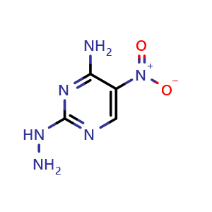 2-hydrazinyl-5-nitropyrimidin-4-amine