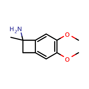 3,4-dimethoxy-7-methyl-bicyclo[4.2.0]octa-1,3,5-trien-7-amine