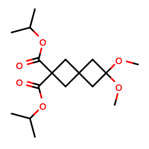 2,2-bis(propan-2-yl) 6,6-dimethoxyspiro[3.3]heptane-2,2-dicarboxylate