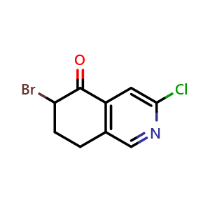 6-bromo-3-chloro-5,6,7,8-tetrahydroisoquinolin-5-one