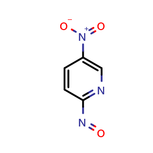 Chemical structure of 5-nitro-2-nitroso-pyridine , CAS 1101177-88-1, AChemBlock S83381