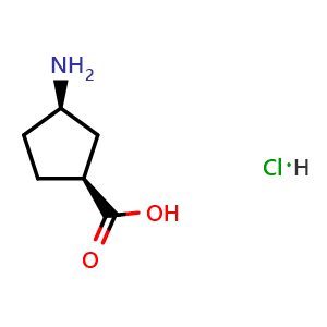 (1S,3R)-3-aminocyclopentane-1-carboxylic acid hydrochloride