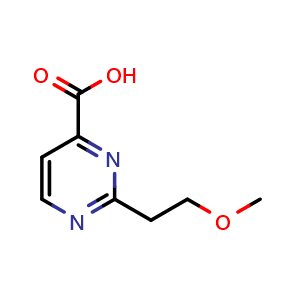 2-(2-methoxyethyl)pyrimidine-4-carboxylic acid