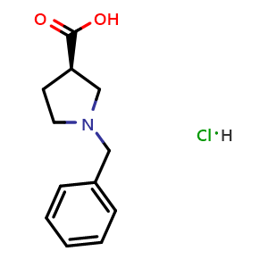 (3R)-1-benzylpyrrolidine-3-carboxylic acid;hydrochloride
